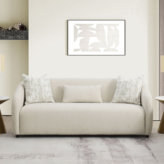Etienne - Sofa & Loveseat Set - Beige Linen