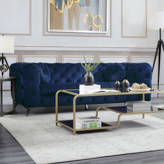 Atronia - Sofa & Loveseat Set - Blue