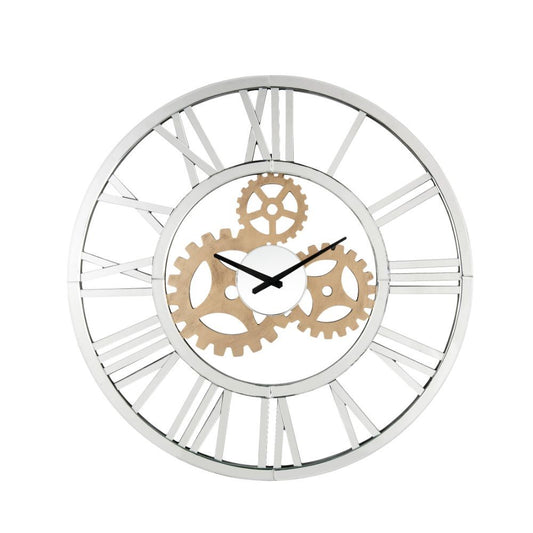 Dominic - Wall Clock - Mirrored