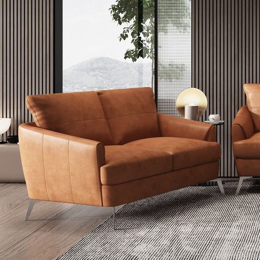 Safi - Loveseat - Cappuccino Leather