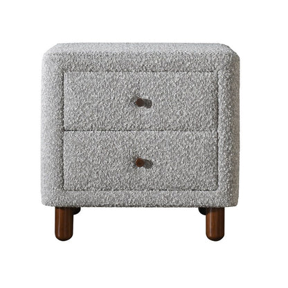 Cleo - Bedroom Set - Gray Boucle