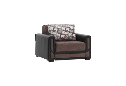 Ottomanson Mondomax - Upholstered Convertible Armchair With Storage