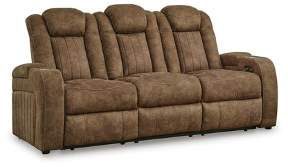 Wolfridge Power Reclining Sofa - 6070315 - product view or room setting; only sofa included (supplier image 1)