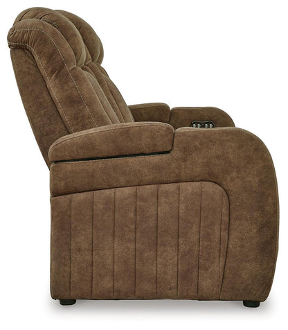 Wolfridge Power Reclining Sofa - 6070315 - product view or room setting; only sofa included (supplier image 6)