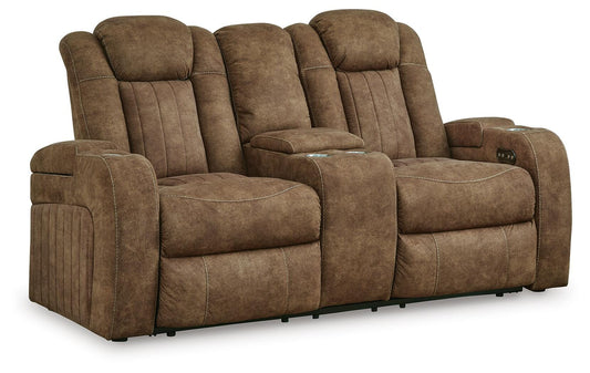 Wolfridge Power Reclining Loveseat - 6070318 - product view or room setting; only loveseat included (supplier image 1)