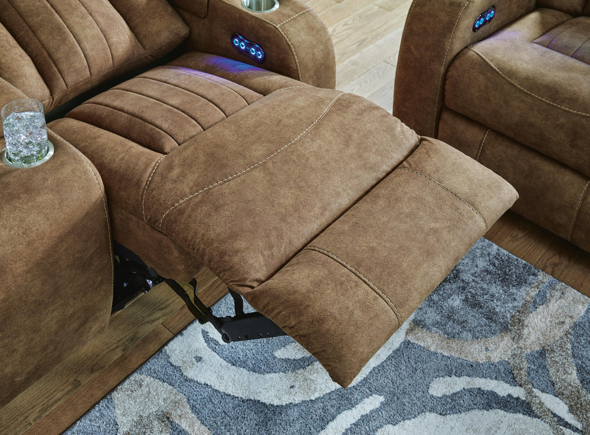 Wolfridge Power Reclining Loveseat - 6070318 - finish or detail (supplier image 13)