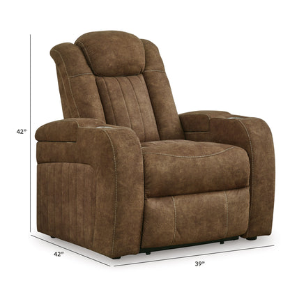 Wolfridge Power Recliner - 6070313 - approximate manufacturer dimensions (supplier image 12)