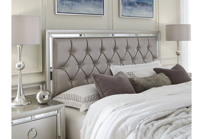 Riley - Bed - Silver
