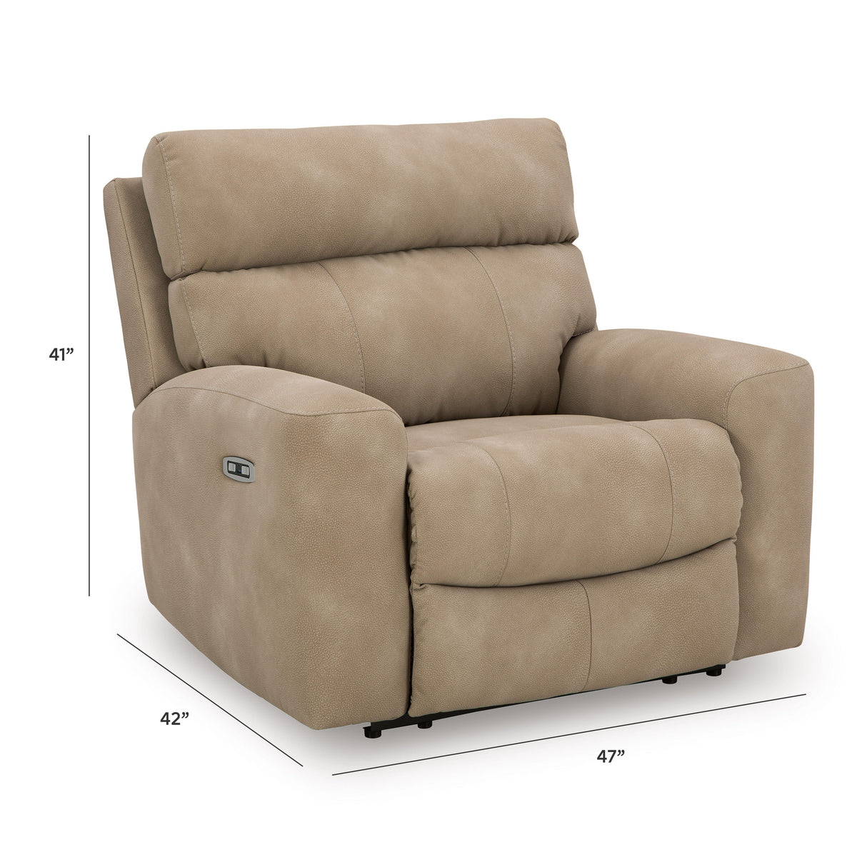 Next-Gen Durapella Power Recliner - 6100413 - approximate manufacturer dimensions (supplier image 65)