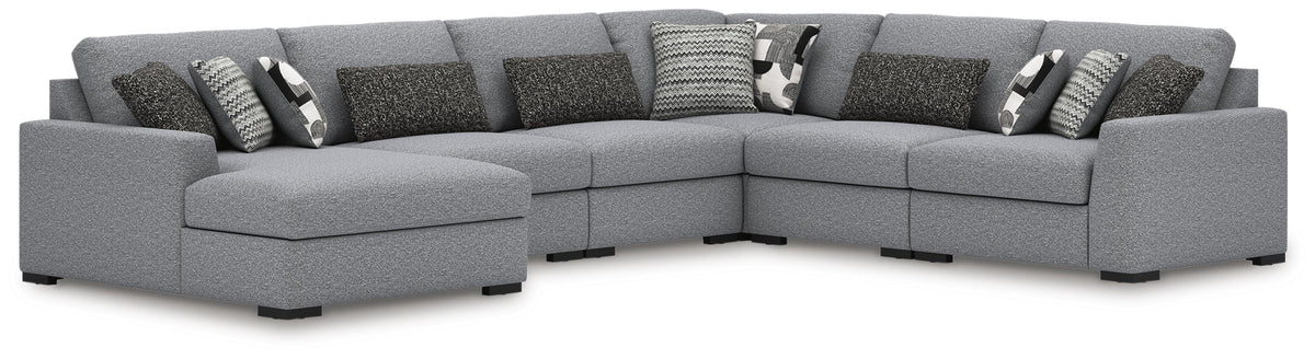 Bealton Sectional - 61305S13 - product view or room setting; complete kit and included component views (supplier image 73)