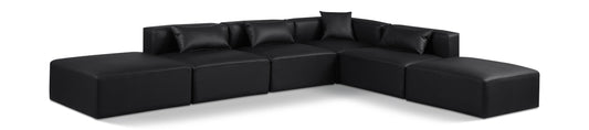 Cube - 6 Piece Modular Corner Armless Sectional