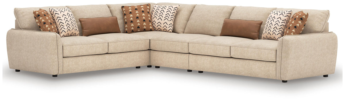 Seyler Sectional - 61405S2 - product view or room setting; complete kit and included component views (supplier image 1)