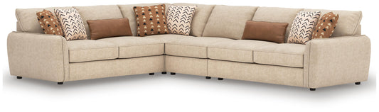 Seyler Sectional - 61405S2 - product view or room setting; complete kit and included component views (supplier image 1)