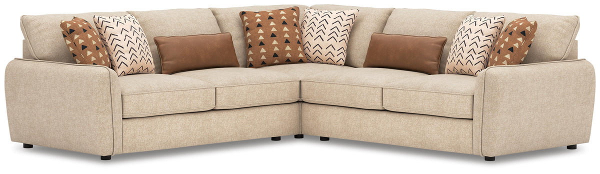 Seyler Sectional - 61405S1 - product view or room setting; complete kit and included component views (supplier image 30)