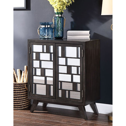 Melville - Console Cabinet - Dark Gray Oak