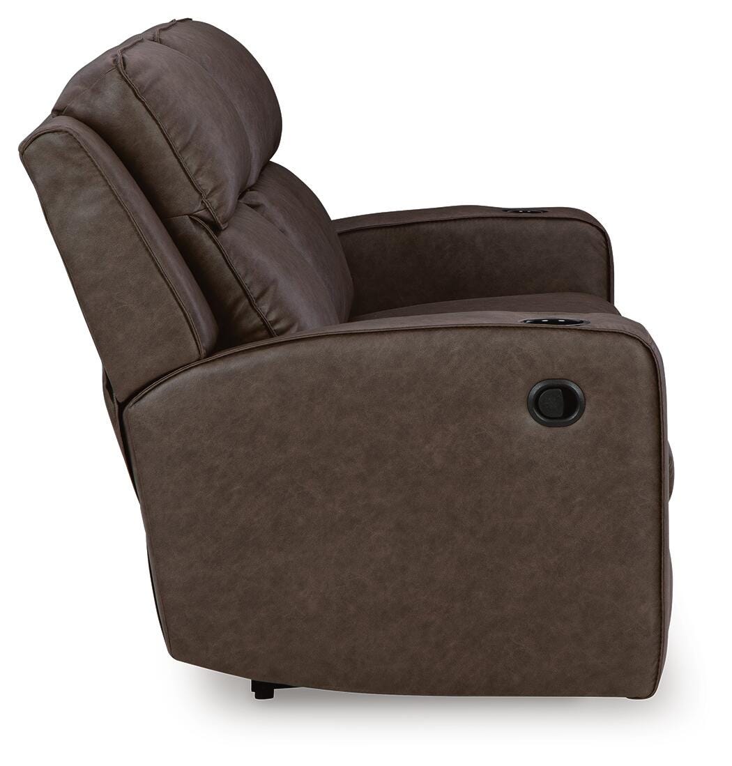 Lavenhorne Reclining Sofa with Drop Down Table - 6330689 - product view or room setting; only sofa included (supplier image 9)