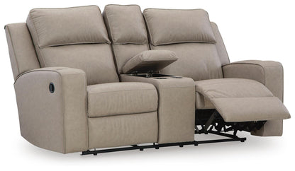 Lavenhorne Reclining Loveseat with Console - 6330794 - product view or room setting; only loveseat included (supplier image 12)