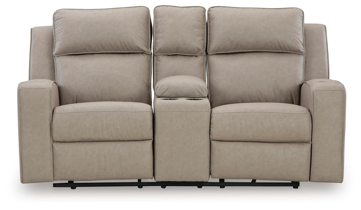 Lavenhorne Reclining Loveseat with Console - 6330794 - product view or room setting; only loveseat included (supplier image 15)