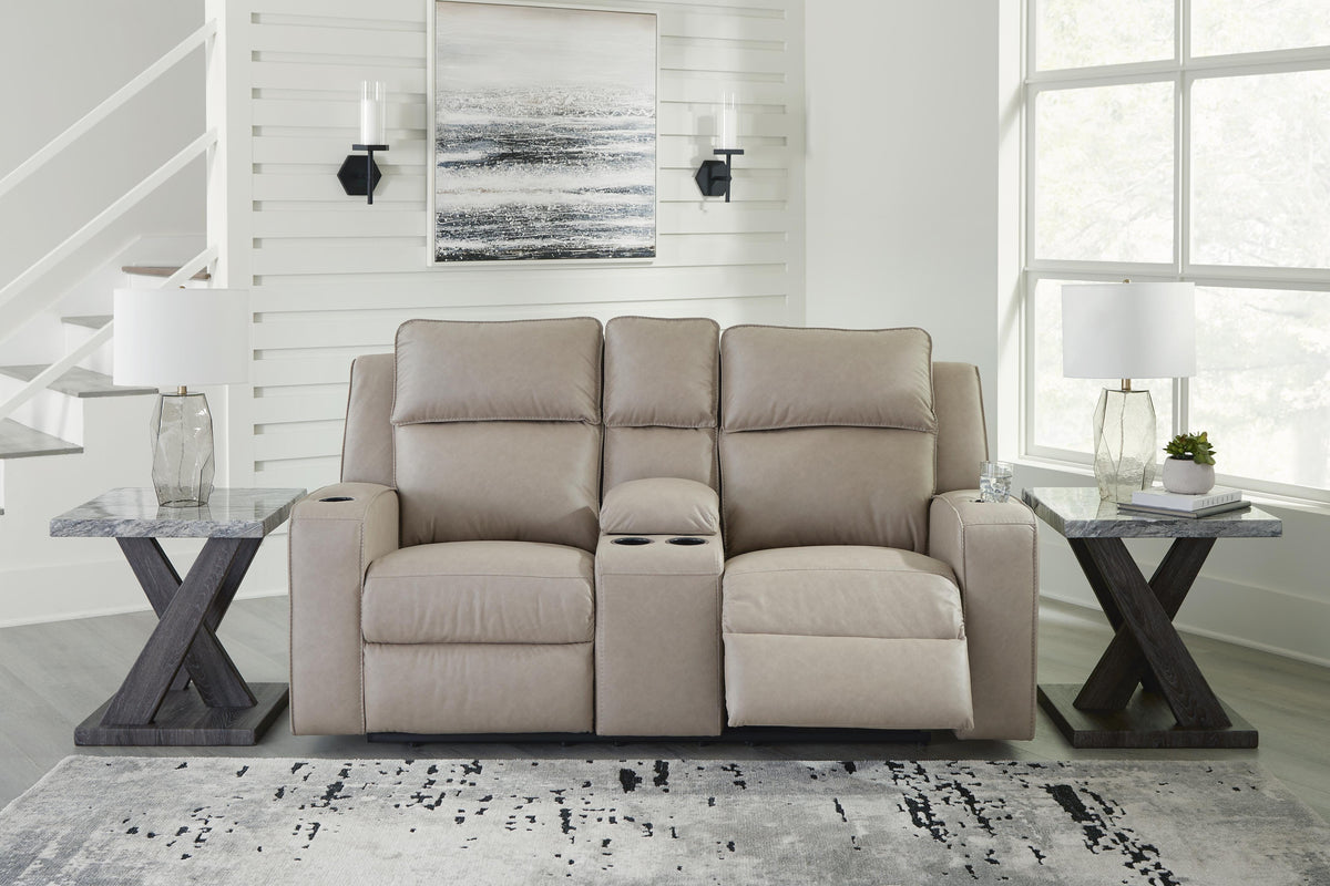 Lavenhorne Reclining Loveseat with Console - 6330794 - product view or room setting; only loveseat included (supplier image 17)