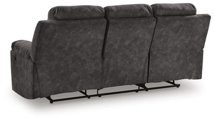 Brysonview Reclining Sofa - 6360588 - product view or room setting; only sofa included (supplier image 7)