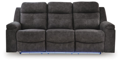 Brysonview Reclining Sofa - 6360588 - product view or room setting; only sofa included (supplier image 4)