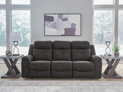 Brysonview Reclining Sofa - 6360588 - product view or room setting; only sofa included (supplier image 2)