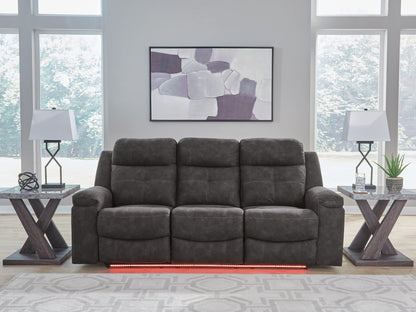 Brysonview Reclining Sofa and Loveseat - 63605U1 - product view or room setting; complete kit and included component views (supplier image 20)