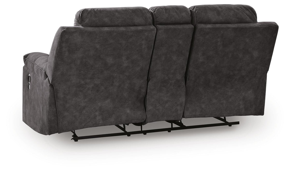 Brysonview Reclining Loveseat with Console - 6360594 - product view or room setting; only loveseat included (supplier image 6)