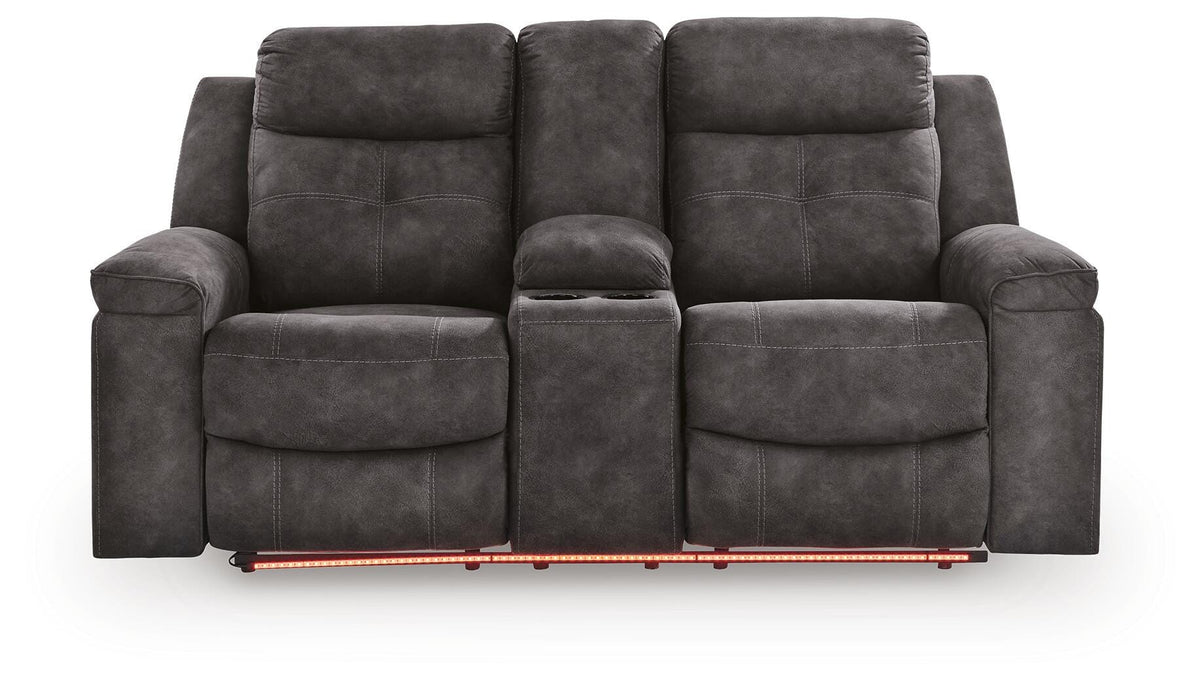 Brysonview Reclining Loveseat with Console - 6360594 - product view or room setting; only loveseat included (supplier image 5)