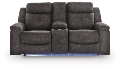 Brysonview Reclining Loveseat with Console - 6360594 - product view or room setting; only loveseat included (supplier image 2)