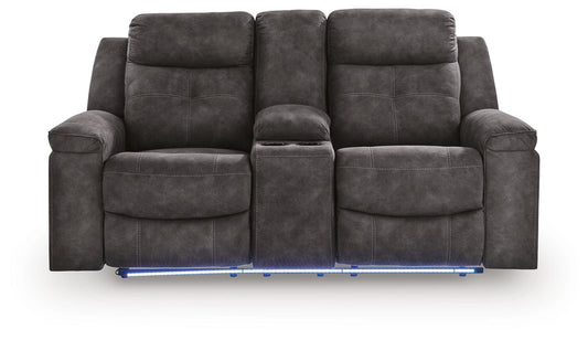 Brysonview Reclining Loveseat with Console - 6360594 - product view or room setting; only loveseat included (supplier image 2)