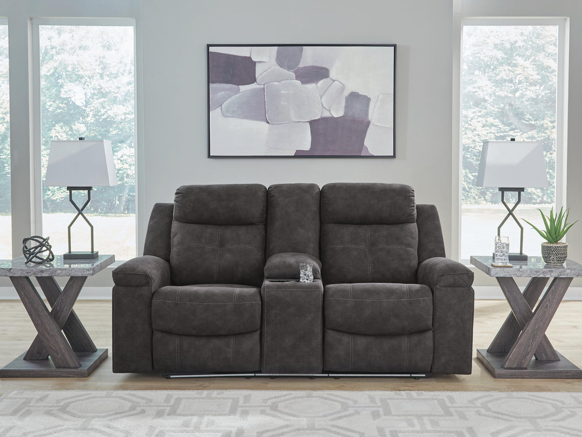 Brysonview Reclining Sofa and Loveseat - 63605U1 - product view or room setting; complete kit and included component views (supplier image 21)