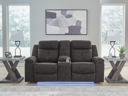 Brysonview Reclining Sofa and Loveseat - 63605U1 - product view or room setting; complete kit and included component views (supplier image 26)