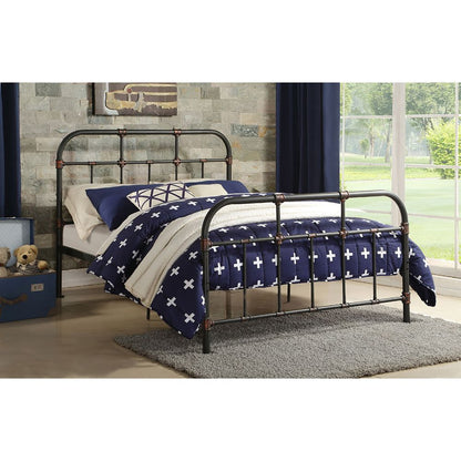 Nicipolis - Bedroom Set - Glass & Sandy Gray