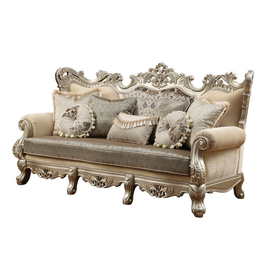 Ranita - Sofa & Loveseat Set - Fabric & Champagne