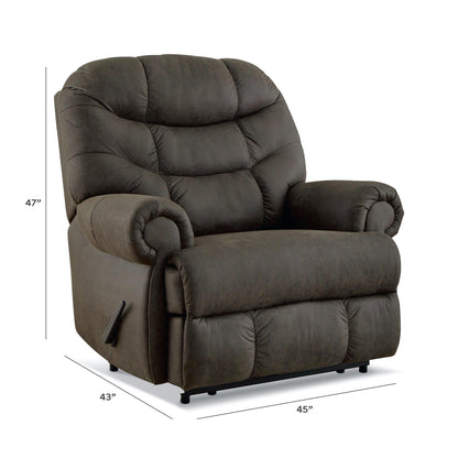 Camera Time Recliner - 6570729 - approximate manufacturer dimensions (supplier image 10)
