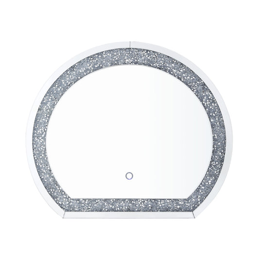 Noralie - Accent Mirror - Mirrored & Faux Diamonds