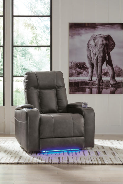 Feazada Power Recliner - 6620513 - product view or room setting; only recliner included (supplier image 2)