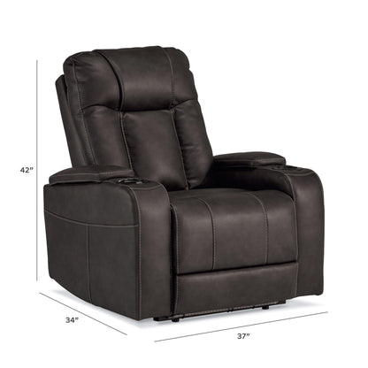 Feazada Power Recliner - 6620513 - approximate manufacturer dimensions (supplier image 13)