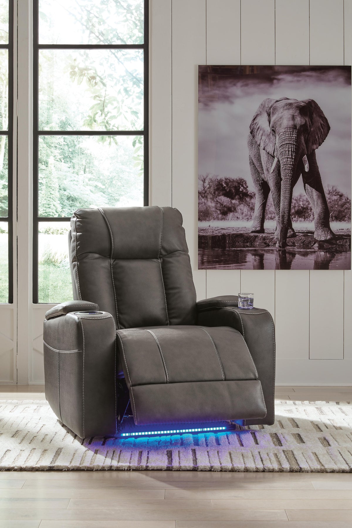 Feazada Power Recliner - 6620513 - product view or room setting; only recliner included (supplier image 9)