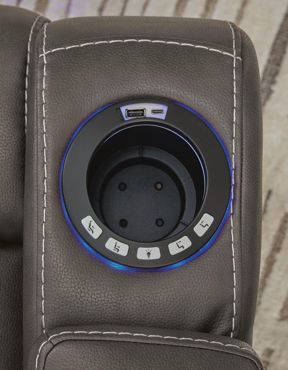 Feazada Power Recliner - 6620513 - finish or detail (supplier image 12)