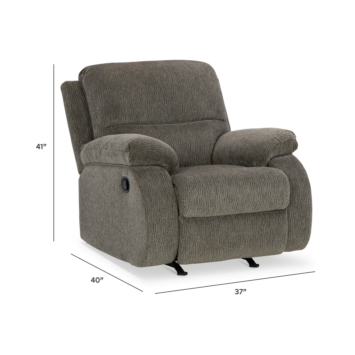 Scranto Recliner - 6650225 - approximate manufacturer dimensions (supplier image 10)