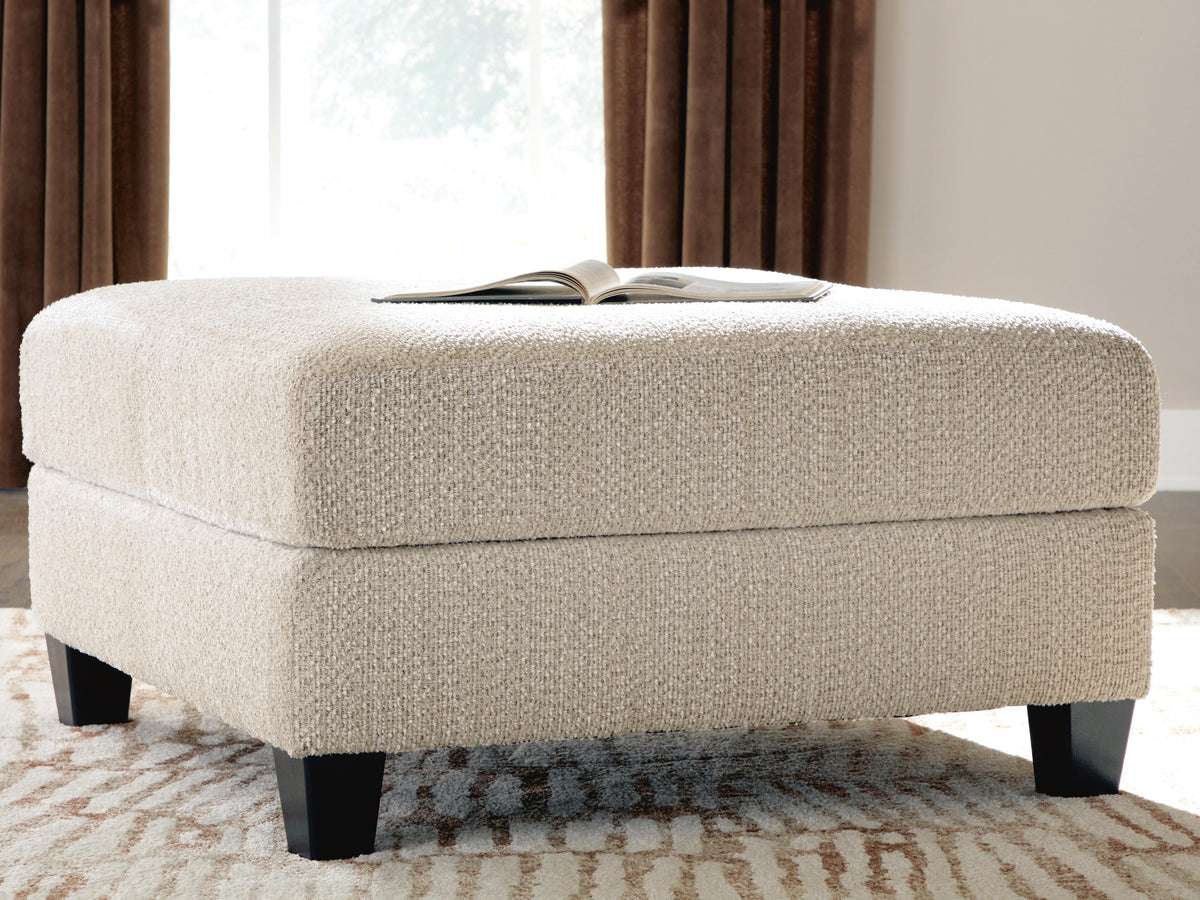 Steelwater Retreat Oversized Accent Ottoman - 6670408 - product view or room setting; only ottoman included (supplier image 2)