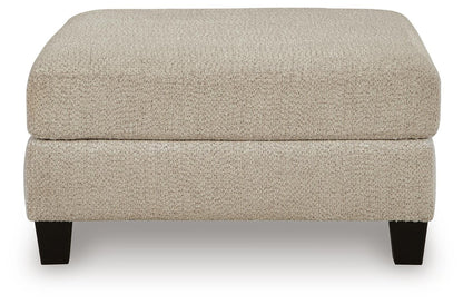 Steelwater Retreat Oversized Accent Ottoman - 6670408 - product view or room setting; only ottoman included (supplier image 3)