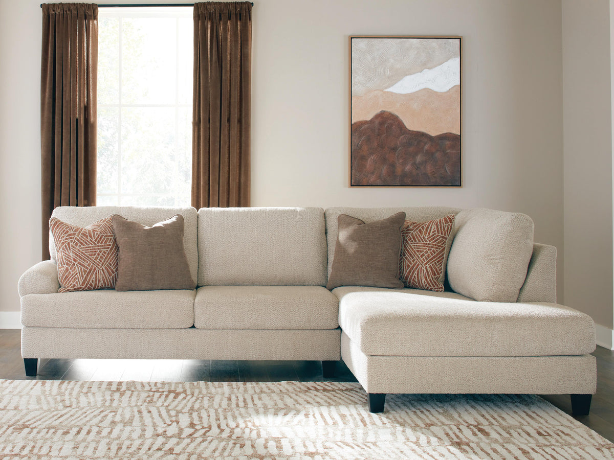 Steelwater Retreat Sectional - 66704S2 - product view or room setting; complete kit and included component views (supplier image 2)