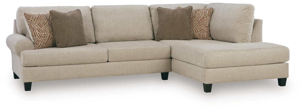 Steelwater Retreat Sectional - 66704S2 - product view or room setting; complete kit and included component views (supplier image 1)