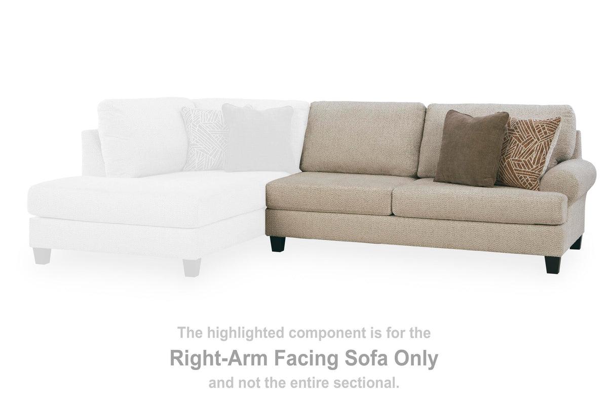 Steelwater Retreat Sectional - 66704S1 - product view or room setting; complete kit and included component views (supplier image 16)