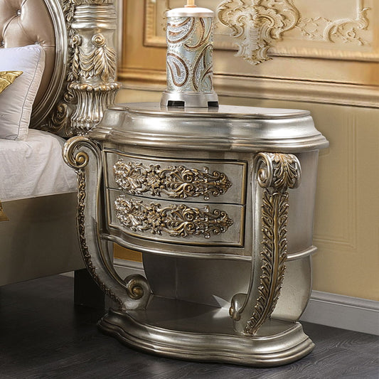 Danae - Nightstand - Champagne & Gold