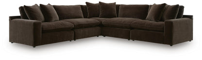 Maxton Heights Sectional - 67807S4 - product view or room setting; complete kit and included component views (supplier image 9)