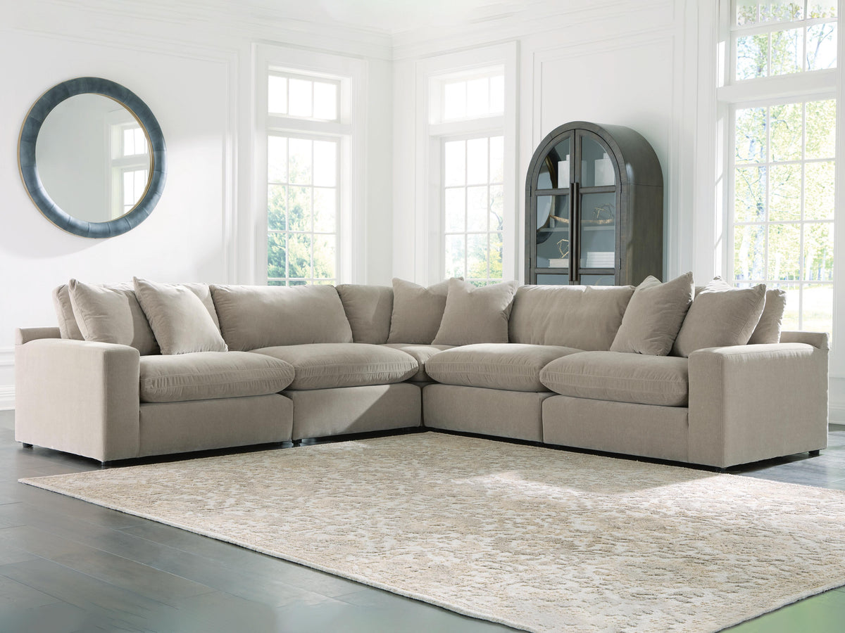 Maxton Heights Sectional - 67808S4 - product view or room setting; complete kit and included component views (supplier image 28)
